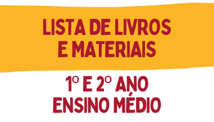 Lista de Materiais e Livros 2023
