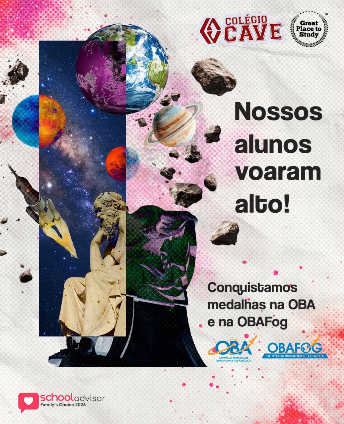 Mais uma vez, nossos alunos mostraram que dedicação, curiosidade e conhecimento levam longe!